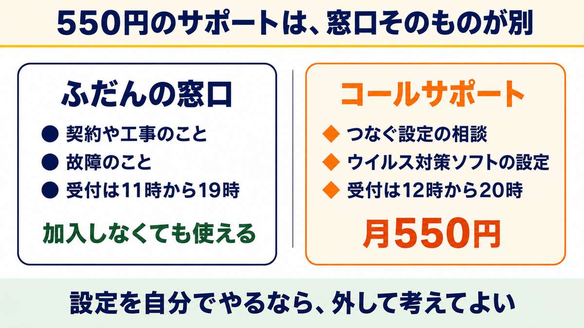 オプションの550円は必要？中身を公式で確認