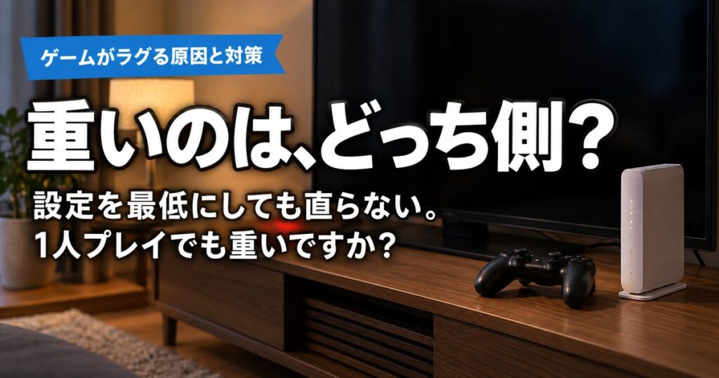 【切り分け】ps4マイクラが重いのは2種類！先に見るのは1人プレイ